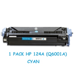 BESTONER HP 124A (Q6001A)/124A/q6001/hp124 Toner Cartridge Laserjet 1600 2600 2600N 2605 2605Dn 2605Dtn Cm1015 Cm1017 In Cyan