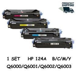 BESTONER HP 124A (Q6000A/q6001A/q6002A/q6003A) B/m/y/c Toner Cartridge Laserjet 1600 2600 2605 2605Dn 2605Dtn Cm1015 1017