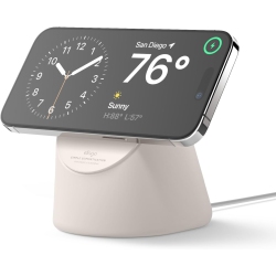 ELAGO Ms1 Charging Stand Compatible With Magsafe Charger, Iphone 12 [Black] [Magsafe Not Included]