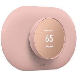 ELAGO Wall Plate Cover Plus Compatible With Google Nest Thermostat 2020 [Sand Pink]