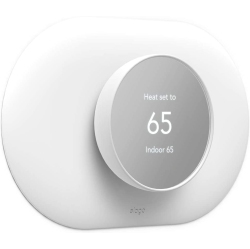 ELAGO Wall Plate Cover Plus Compatible With Google Nest Thermostat 2020 [White]