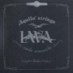 AQUILA Strings Ukulele Lava 111U Soprano Low G In Black