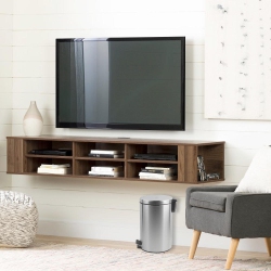 MOUSTACHE 12L Stainless Steel Step Garbage Can Trash Can, Wastebasket