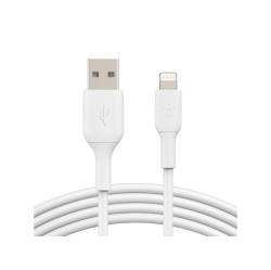 BELKIN 1 M (39.3 In) Boost Charge Lightning Male to USB Type-A Male Cable - (Caa001Bt1Mwh) In White