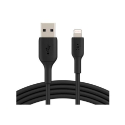 BELKIN 1 M (39.3 In) Boost Charge Lightning Male to USB Type-A Male Cable - (Caa001Bt1Mbk) In Black