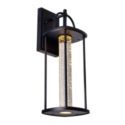 CWI LIGHTING Greenwood Led Outdoor Wall Lantern In Black