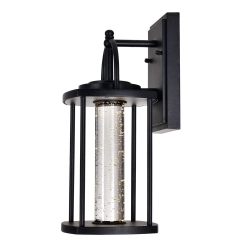 CWI LIGHTING Greenwood Led Outdoor Wall Lantern In Black