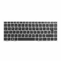 GENERIC New 2 PCs Laptop Keyboard for HP Elitebook 8470P 8460P, Non-Pointer, 700945-001