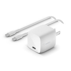 BELKIN Boost Charge USB-C Gan Wall Charger - (Wch001Dq1Mwh-B6) In White