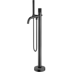 AGUA CANADA - Salia -Bk - Matte Bathub Faucet W/ Hand Shower1 Jet/anti Limescale In Black