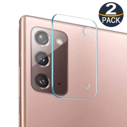 CSMART 【2 Packs】 Ultra Thin Tempered Glass Camera Lens Shield Protector for Samsung Galaxy Note 20, Clear
