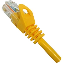 VERTICAL CABLE Cat5E Patch Cable With Boot And Protector - 3-Meter (10-Ft) - In Yellow