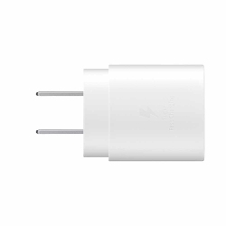 SAMSUNG Travel Adapter With USB-C to C Cable 25W Wall Chargers Ep-Ta800Xwegca In White
