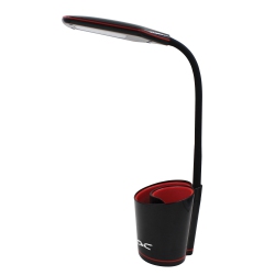 DAC Mp-329 Led Desk Lamp With Separable Swirl Organizer In Black