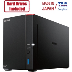 BUFFALO AMERICAS Linkstation 720D 16Tb Personal Cloud Storage Hard Drives Included (2 X 8Tb, 2 Bay)