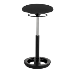 SCRANTON & CO 32" Backless Drafting Chair In In Black