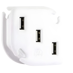 GE Wrap-N-Char 3-Port 3.4A 17W USB Wall Charr