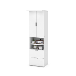 MODUBOX Lumina Storage Unit With 2 Drawers - In White