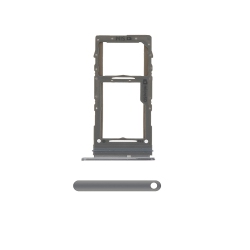 ESOURCE PARTS Replacement Nano Sim Card + Micro Sd Card Tray for Samsung Galaxy S20 5G / S20+ Plus / S20 Ultra - Cosmic In Grey