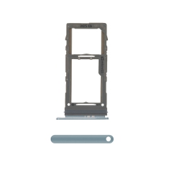 ESOURCE PARTS Replacement Nano Sim Card + Micro Sd Card Tray for Samsung Galaxy S20 5G / S20+ Plus / S20 Ultra - Cloud In Blue