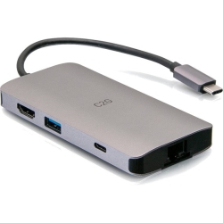 CABLES TO GO C2G 4K USB C Mini Dock With HDMI, USB, Ethernet, Sd & Power Up to 100W C2G54458