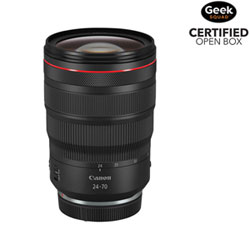 Boîte Ouverte - Objectif Rf 24-70 Mm F/2,8L Is Usm De Canon - Noir