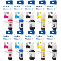 PRINTOXE ® T512 Compatible Ink Refill Bottles 2 Sets 512 Of 10 Colour Bottles Of 2 Black / 2 Photoblack / 2 Cyan /2 Magenta / 2 for Expression