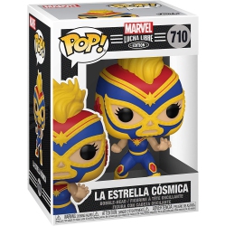 FUNKO Pop Marvel Lucha Libre 3.75 Inch Action Figure - Captain Marvel #710