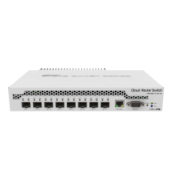 MIKROTIK 9-Port Desktop Switch, 1 Gigabit Ethernet Port, 8 Sfp+ 10GBps Ports (Crs309-1G-8S+In)