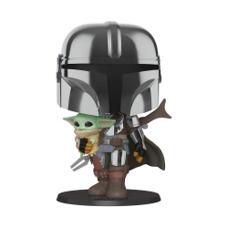FUNKO Pop Star Wars The Mandalorian With The Child 10-Inch