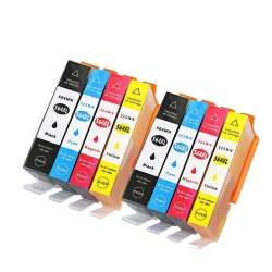 TONER4U - 8Pk (2K, 2C, 2M, 2Y) Compatible 564Xl Ink Cartridge for HP 564Xl