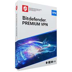 Bitdefender Premium VPN (PC/Mac/iOS/Android) - 10 Device - 1 Year - Digital Download