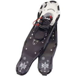 SNOWTREK Aluminum Snowshoes for Youth And Adults, Snow Shoes With Carrying Bag - Size 34