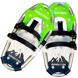 SNOWTREK Aluminum Snowshoes for Kids, Youth Snow Shoes With Carrying Bag - Size 14 In Multicolor