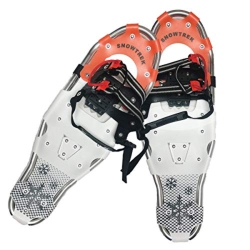 SNOWTREK Aluminum Snowshoes for Youth And Adults, Snow Shoes With Carrying Bag - Size 25