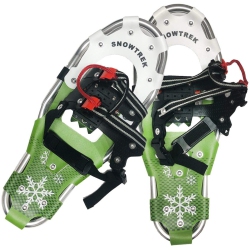 SNOWTREK Aluminum Snowshoes for Kids, Youth Snow Shoes With Carrying Bag - Size 21 In Multicolor