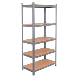 GYMAX 72" Heavy Duty Steel 5 Level Garage Shelf Metal Storage Adjustable Shelves Unit