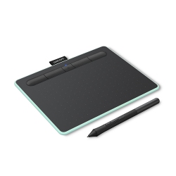 INTUOS Wacom Ctl4100 Graphics Drawing Tablet With Software, 6.0" X 3.7" Black, Small