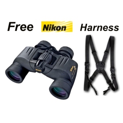 NIKON Action Ex 7X35 Cf Wp Porro Prism #7237 + Deluxe Harness. Canada Lifetime Warranty