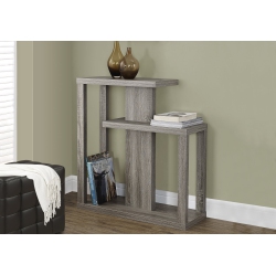 MONARCH Specialties I 2472 Accent Table - 32" Long / Dark Taupe Hall Console