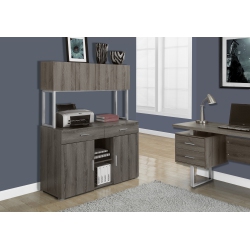 MONARCH Specialties I 7067 Office Cabinet - 48" Long / Dark Taupe Storage Credenza