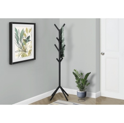 MONARCH Specialties I 2057 Coat Rack - 70" High / Metal In Black