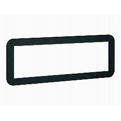METRA 89-30-0500 Universal Din Trim 1/2-Inch Border