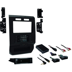 METRA 99-5834Ch Single/double Din Dash Kit for Select 2015-2017 Ford F-150 Vehicles