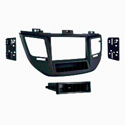 METRA 99-7369B Iso Single Din Mount With Pocket for 2016-Up Hyundai Tucson Vehicles