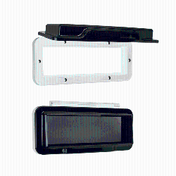 METRA 99-9003W Marine Transparent Smoke Tinted Door Cover - In White