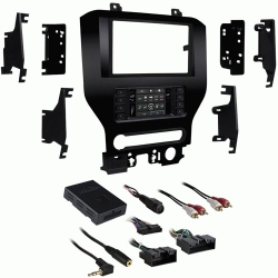 METRA 99-5838Ch Single/double Din Dash Kit for Select 2015-Up Ford Mustang Vehicles