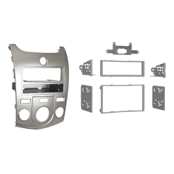 METRA 99-7338S Single Or Double Din Dash Kit for 2010-13 Kia Forte/forte Koup - In Silver