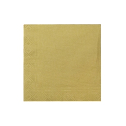 MAISON CONCEPTS INC 20 Pack Luncheon 3 Ply Napkin (Gold) - Set Of 6