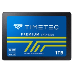 TIMETEC 1Tb SSD 3D Nand SATA Iii 6GB/s 2.5 Inch 7MM (0.28") 800Tbw Read Speed